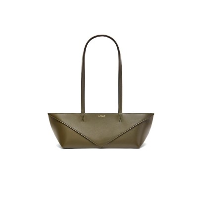 LOEWE CROPPED PUZZLE FOLD IN SHINY CALFSKIN A779PTEX01-3969 (39*12*12cm)